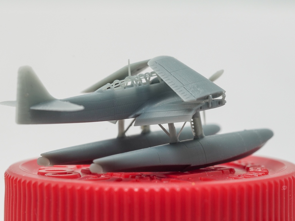 【STLデータ】1/350 E16A1 瑞雲 Zuiun Paul