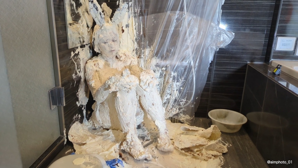 パイ投げ体験02 pie face aiki 幸和あいき