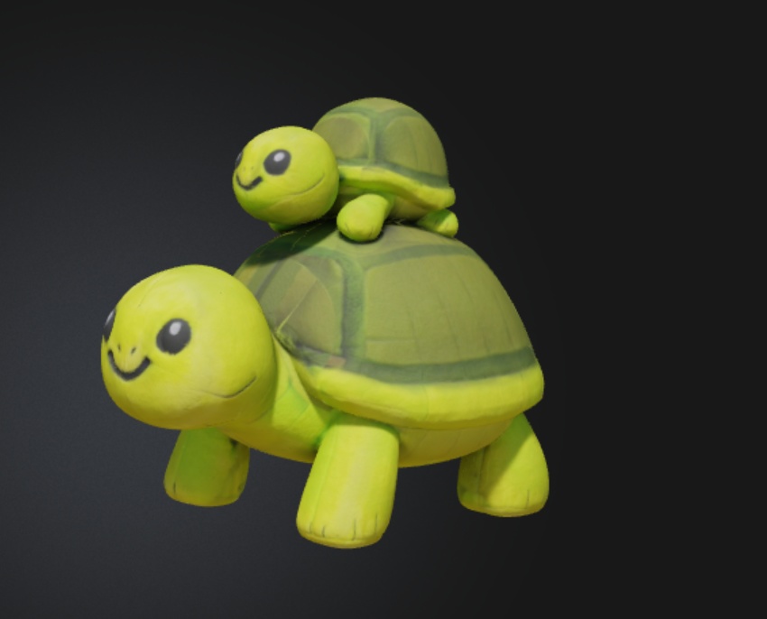 【VRC小物】例の亀!ぬいぐるみ!