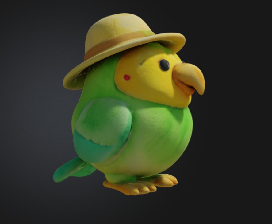 【VRC小物】インコ