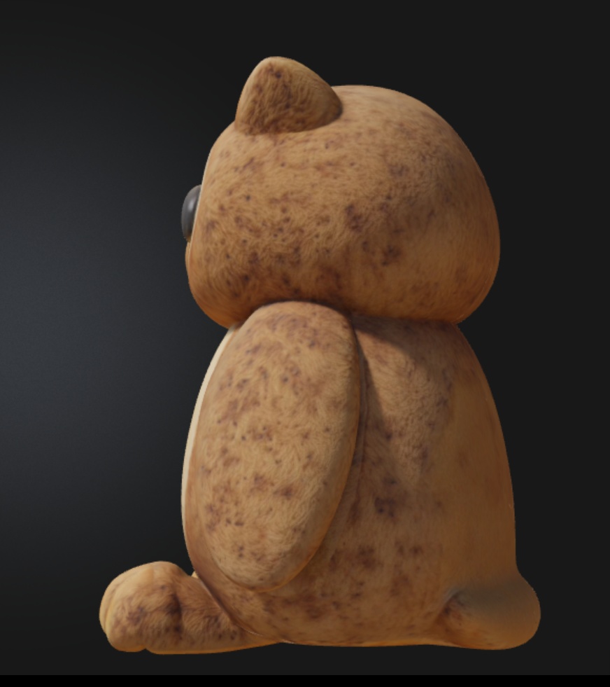 【VRC小物】ふくろぬいぐるみ