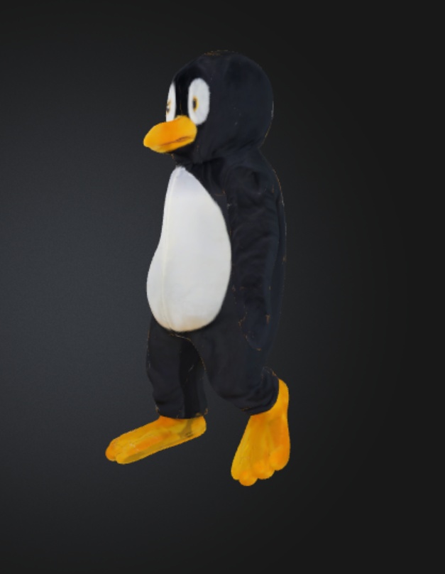 オリジナル3Dモデル ペンギン着ぐるみアバター