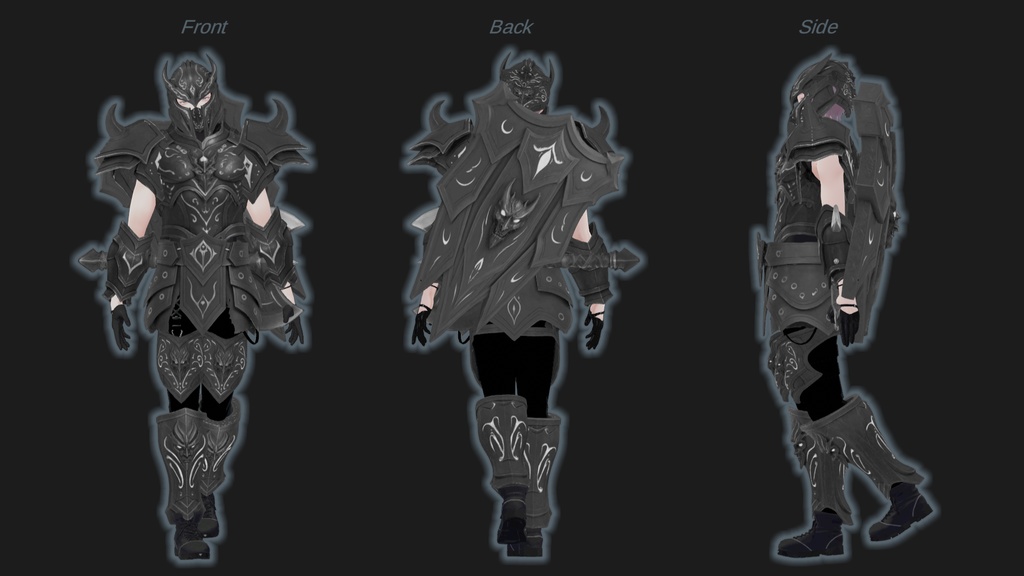 水瀬専用《デモンスレイヤー》3D衣装セット|VRC対応・Modular Avatar支援