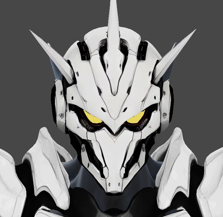 白鋼の騎士《ヴァルクス＝リュミナ》｜VRChat対応3Dアバター