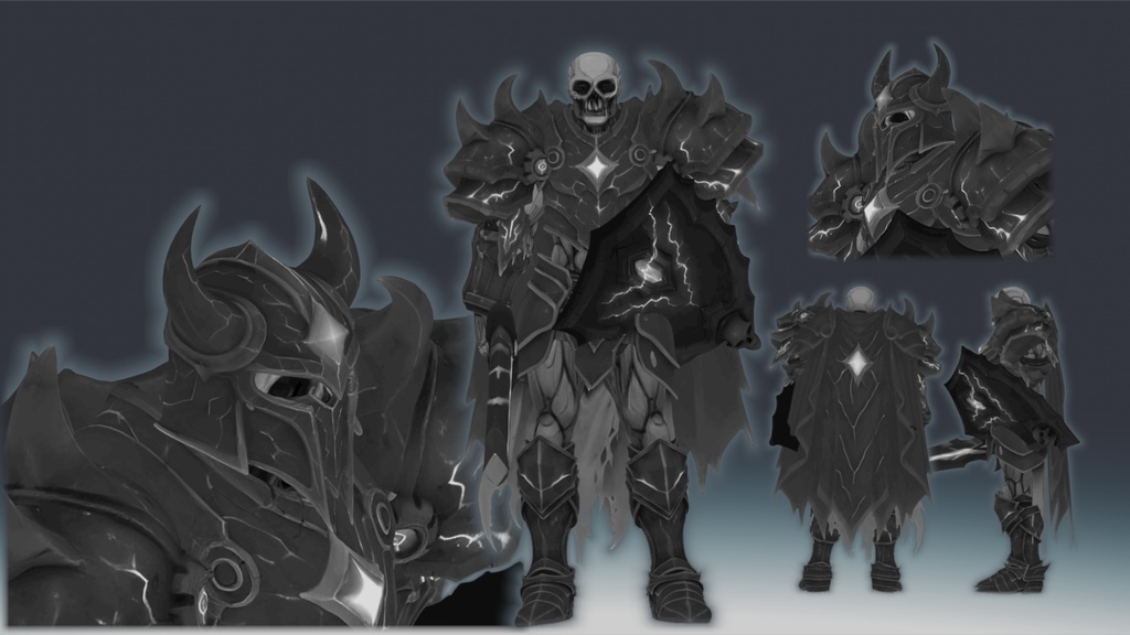 深淵の騎士《アビスナイト》|VRChat対応3Dアバター