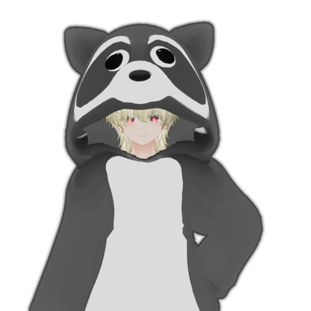 もふもふアライグマきぐるみ 着ぐるみ【7アバター対応】