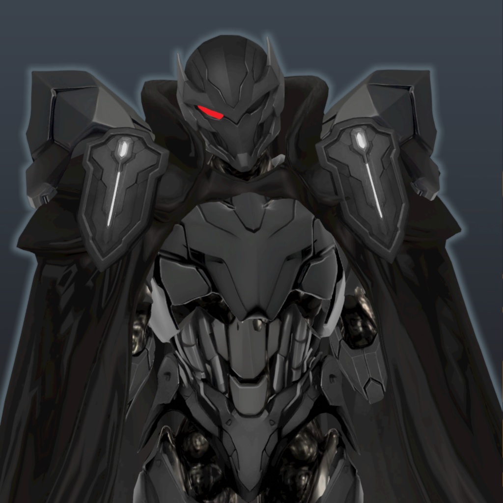 方舟の騎士《鋼騎ゼロ》|VRChat対応3Dアバター - 宇宙アライグマの雑貨屋 - 2/3