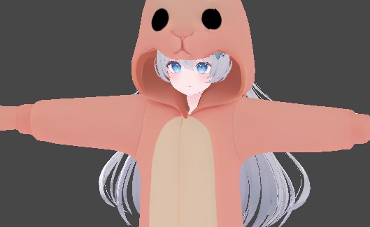 うさぎ着ぐるみパジャマ 【7アバター対応】