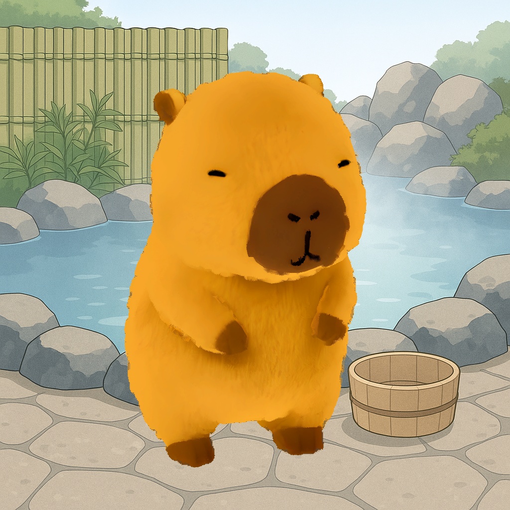 🧸【カピバラもこもこ着ぐるみパジャマ】【9アバター対応】