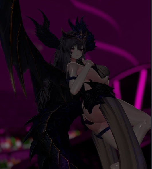 冥翼の竜王妃 -ネザーウィング・エンプレス 【8アバター対応】