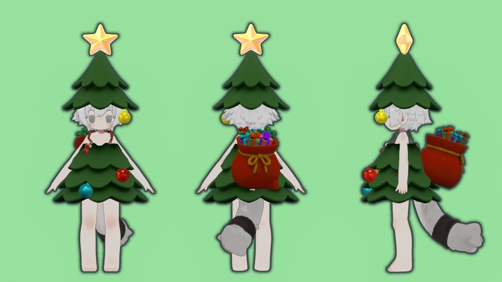 🎄 聖誕樹きぐるみ・クリスマスツリー　キプフェル用