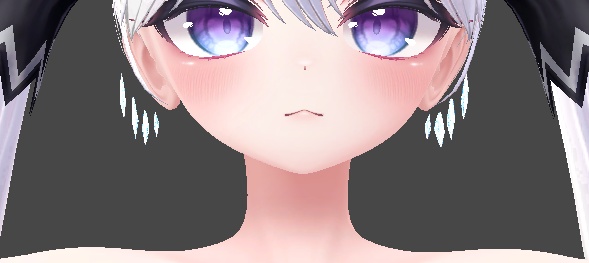 クリスタルドロップピアス — Crystal Drop Earrings（VRChat / 3Dアクセサリー）