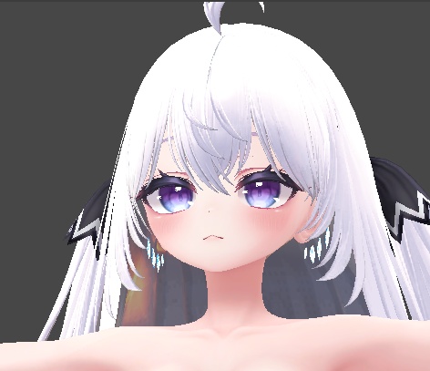 クリスタルドロップピアス — Crystal Drop Earrings(VRChat / 3Dアクセサリー)