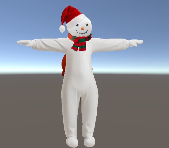 ❄️⛄ ふわふわ雪人スーツ – VRChat対応 / lilToon ⛄❄️ avatar バージョンあり