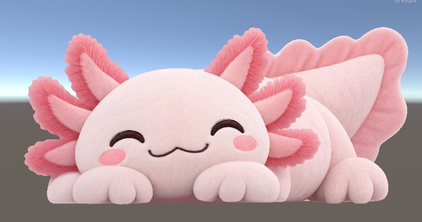 【3Dモデル】ふわもちアニマル抱き枕セット|かわいい動物クッション