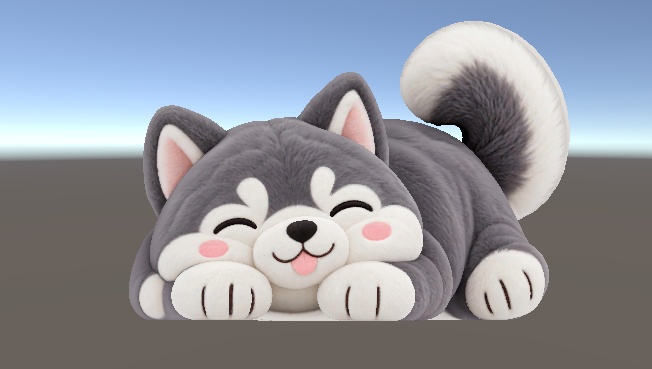 【3Dモデル】ふわもちアニマル抱き枕セット|かわいい動物クッション
