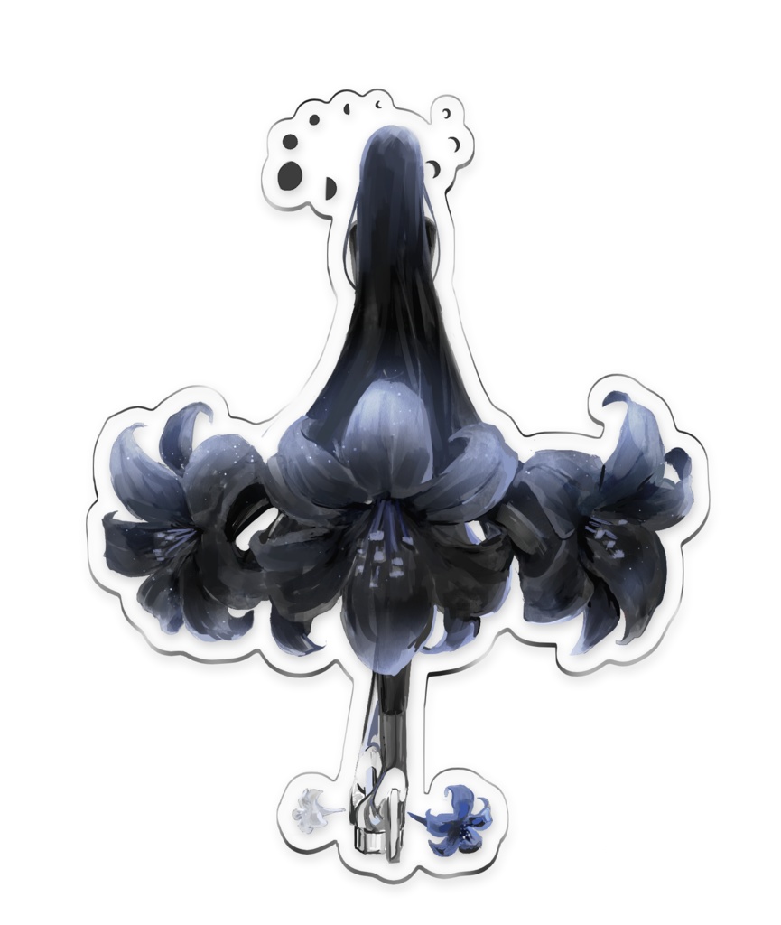 アクリルスタンド『月と黒百合』