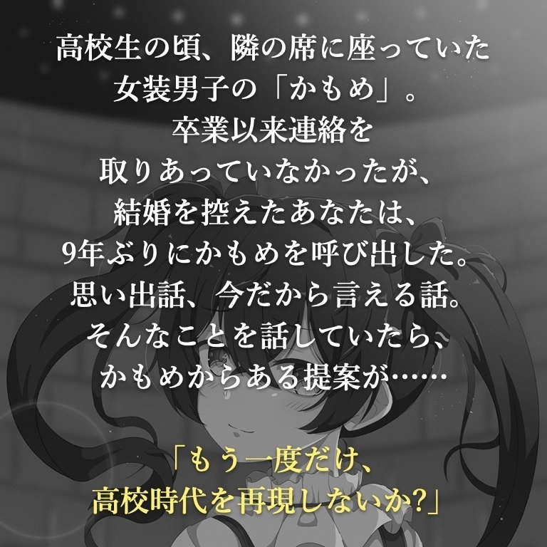女装男子のアンコール〜大好きだったキミと、高校時代をもう一度〜