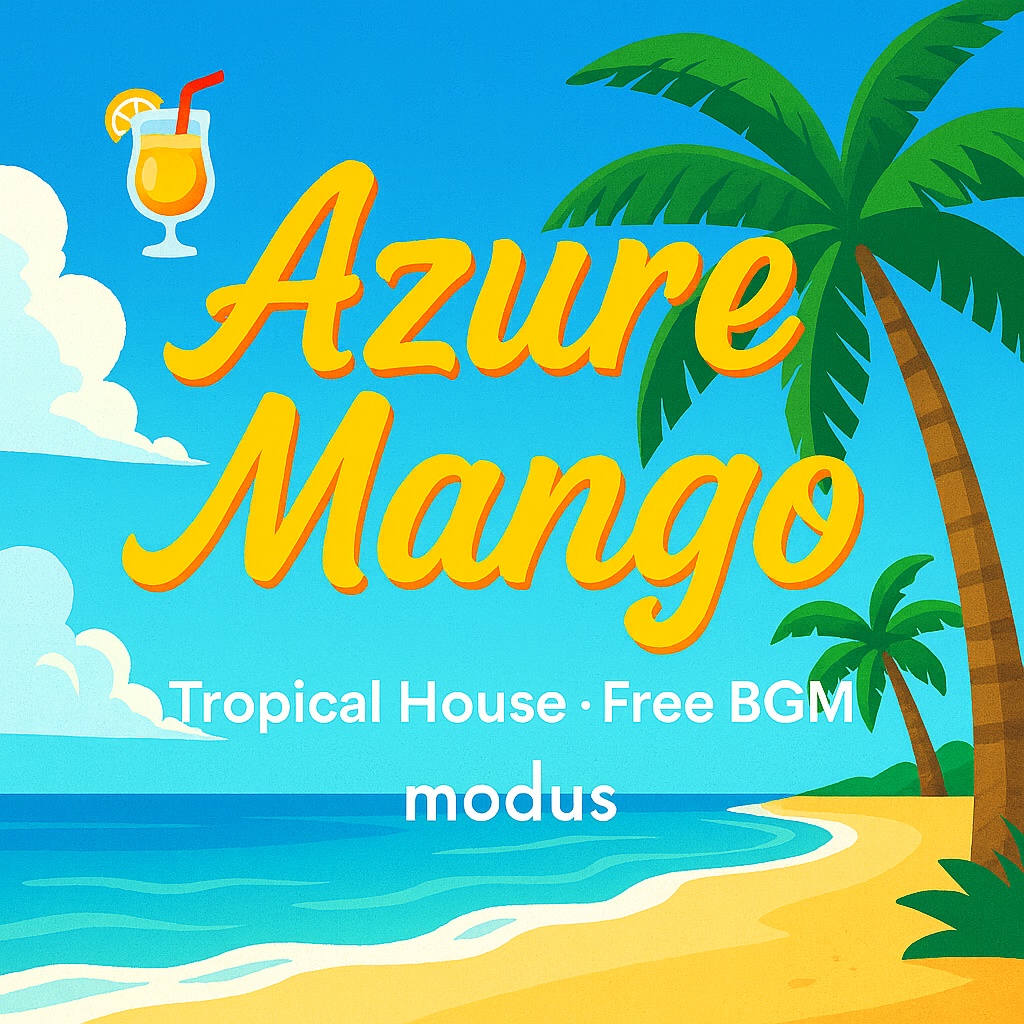 【フリーBGM】Azure Mango｜Tropical House