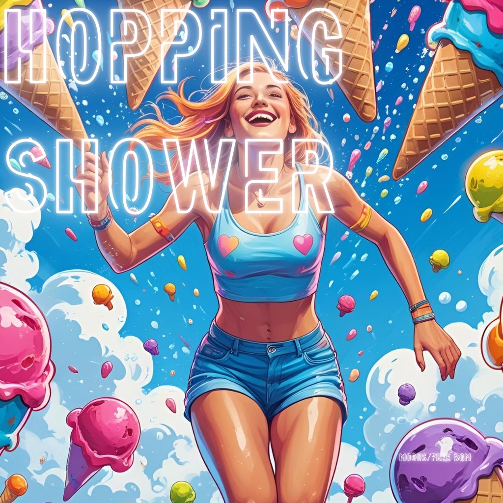 【フリーBGM】Hopping Shower｜Electro Pop