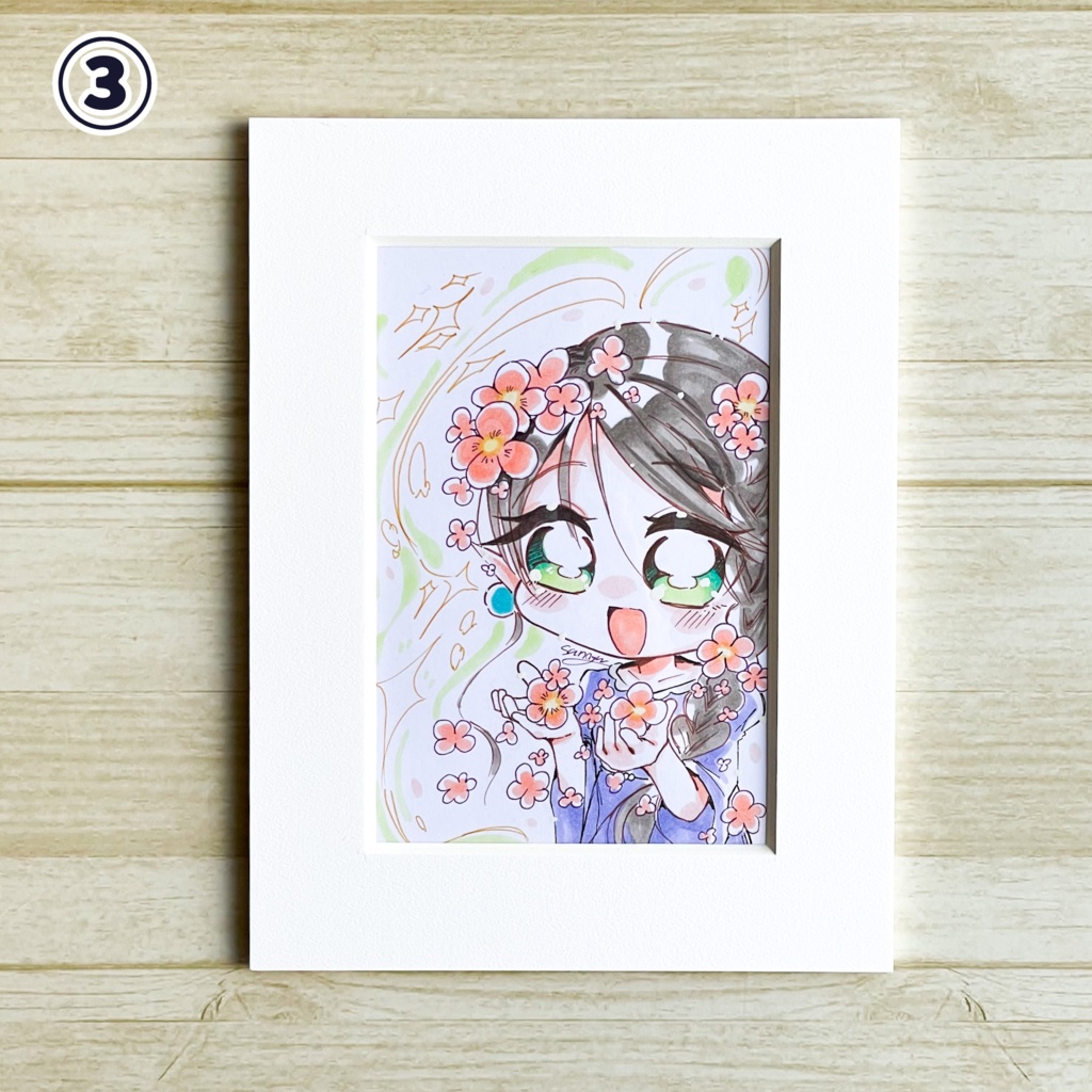 アナログイラスト原画