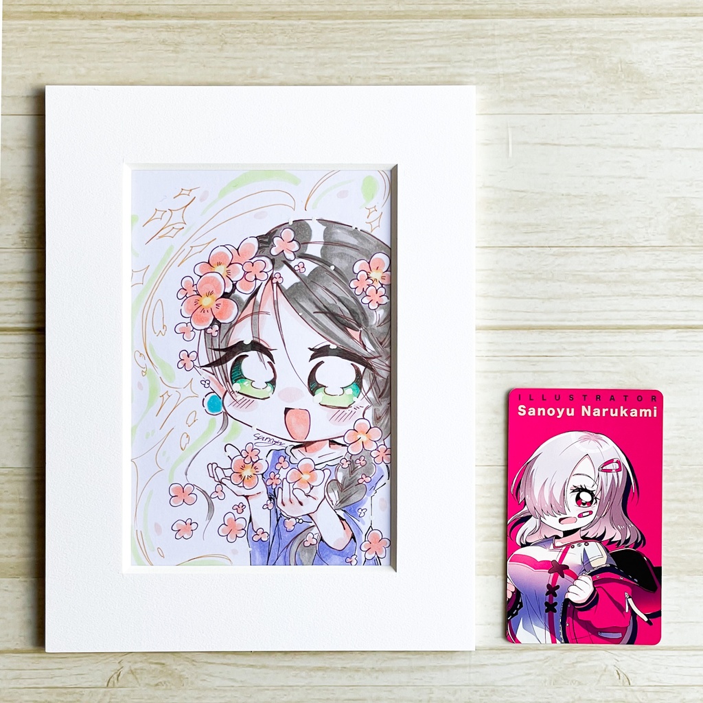 アナログイラスト原画