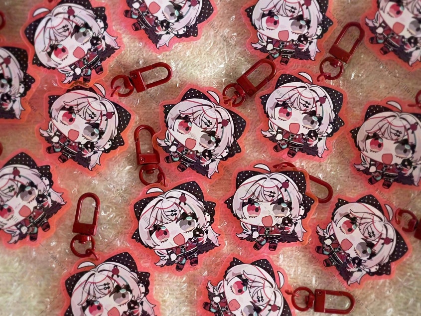 【非公式】石神のぞみアクリルキーホルダー&ステッカーセット