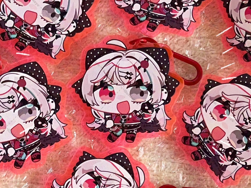 【非公式】石神のぞみアクリルキーホルダー&ステッカーセット