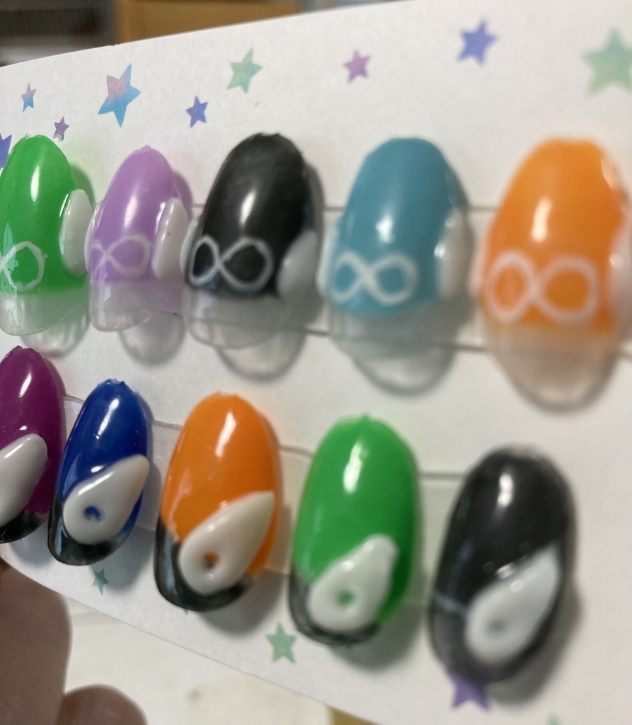 ネイルチップ~エイトレンジャーver~