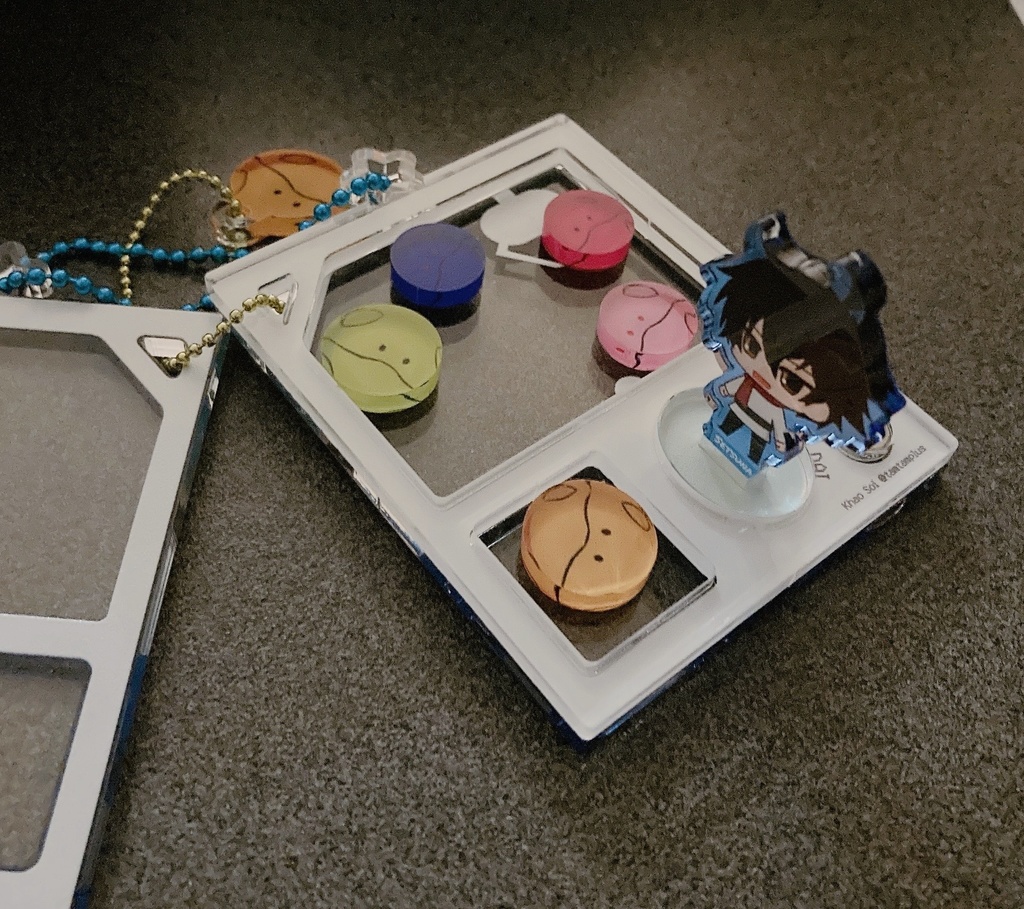 シャカシャカアクキ(開閉、パーツ入れ替え可能)