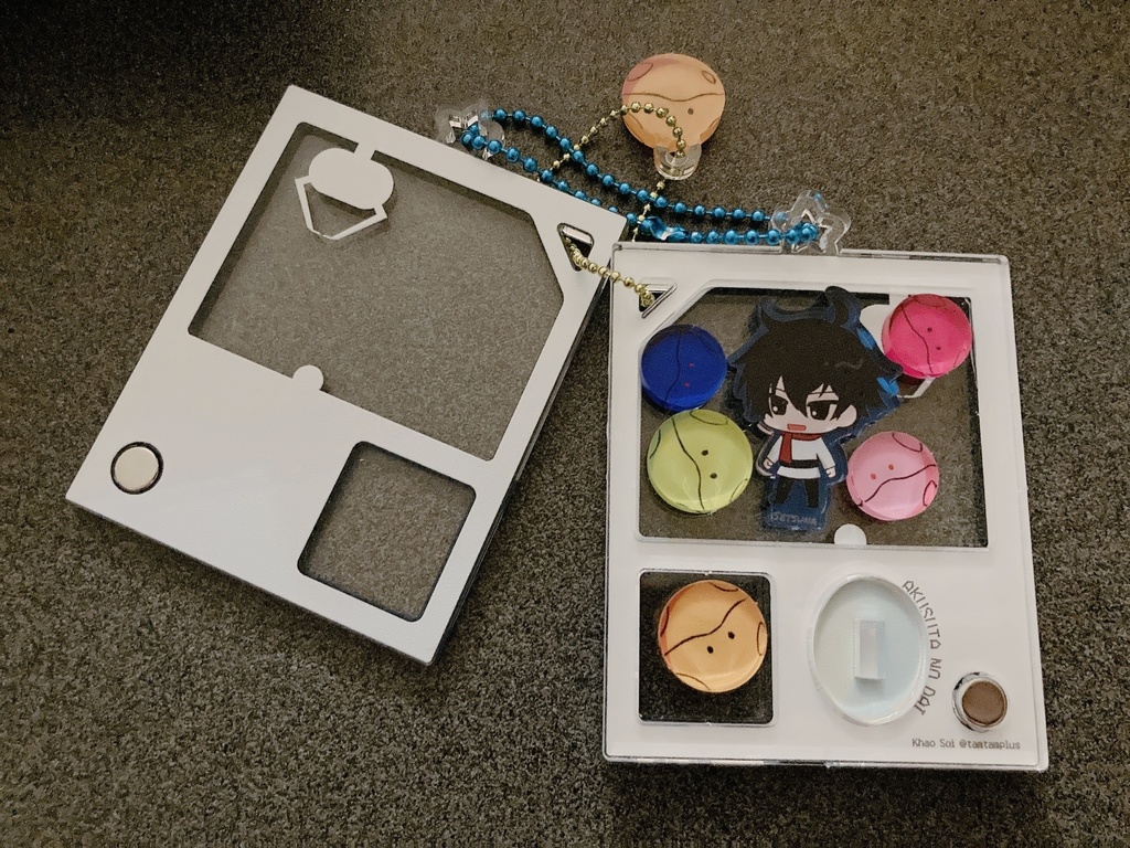 シャカシャカアクキ(開閉、パーツ入れ替え可能)