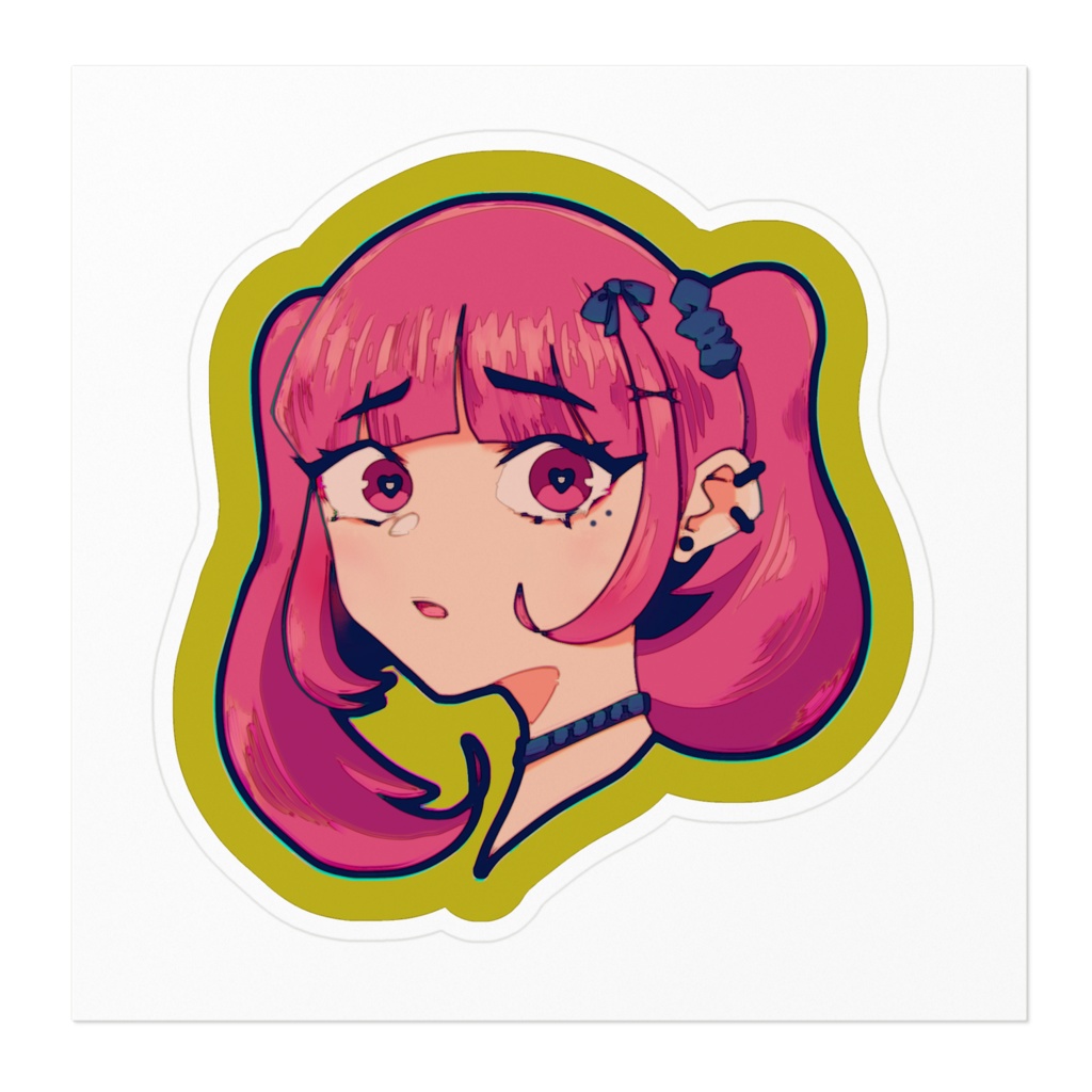 メンヘラガールステッカー