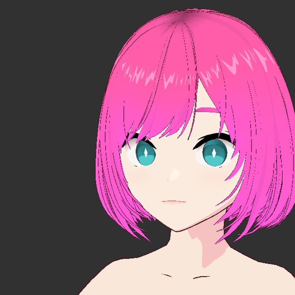 【VRoid】Simplex Hair Texture Set - 13 Colors 髪テクスチャ【無料】