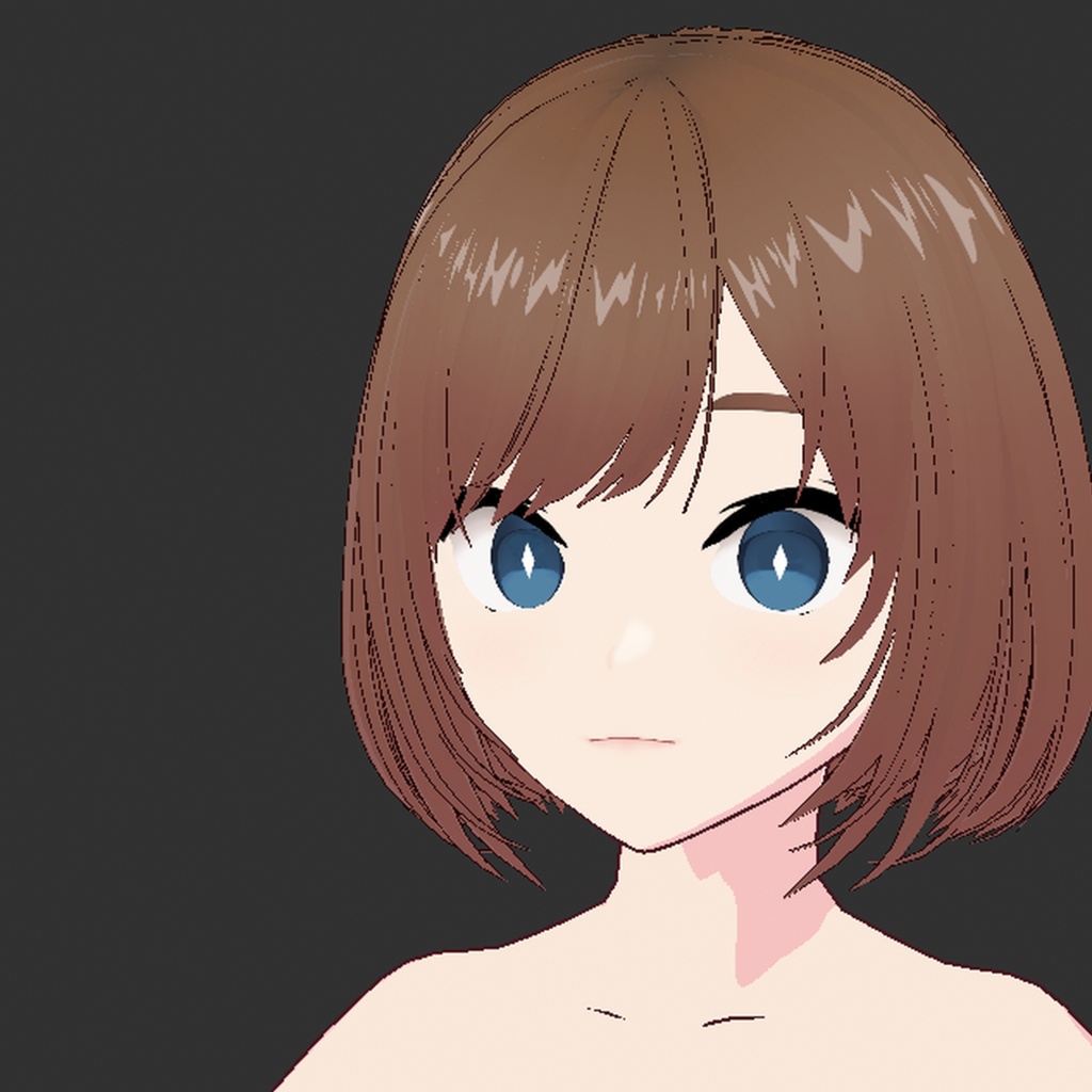 【VRoid】Simplex Hair Texture Set - 13 Colors 髪テクスチャ【無料】