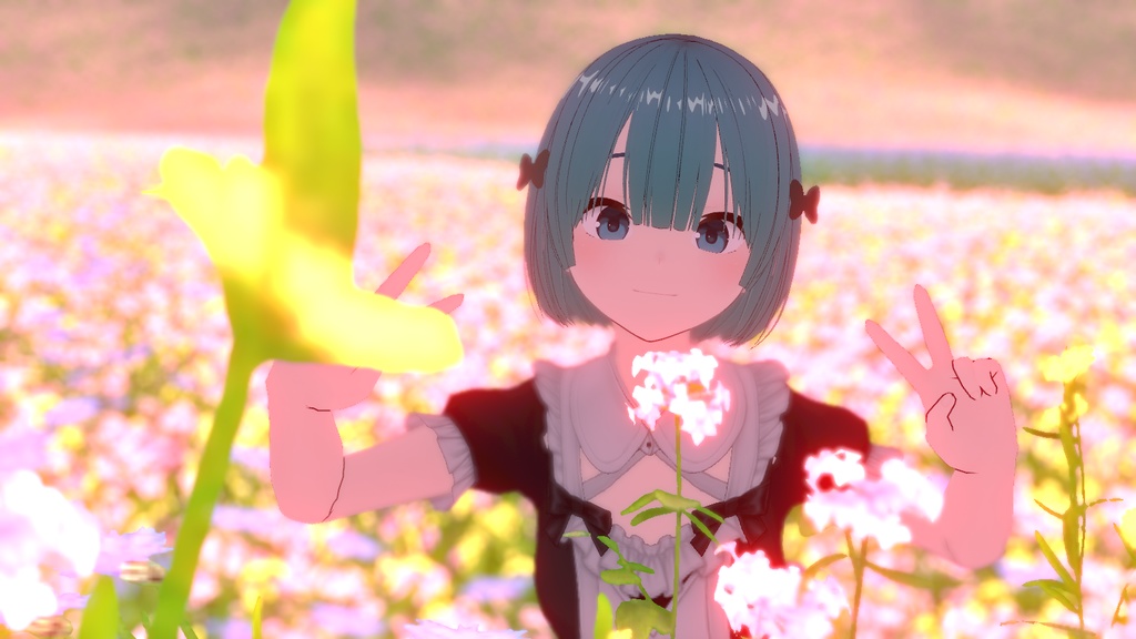 オリジナル3Dモデル「エメリナ」