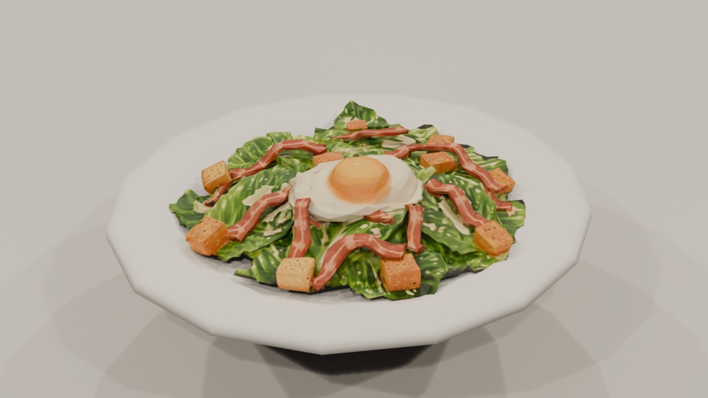 【Unitypackage/GLB】定番料理&スイーツセット(19点)