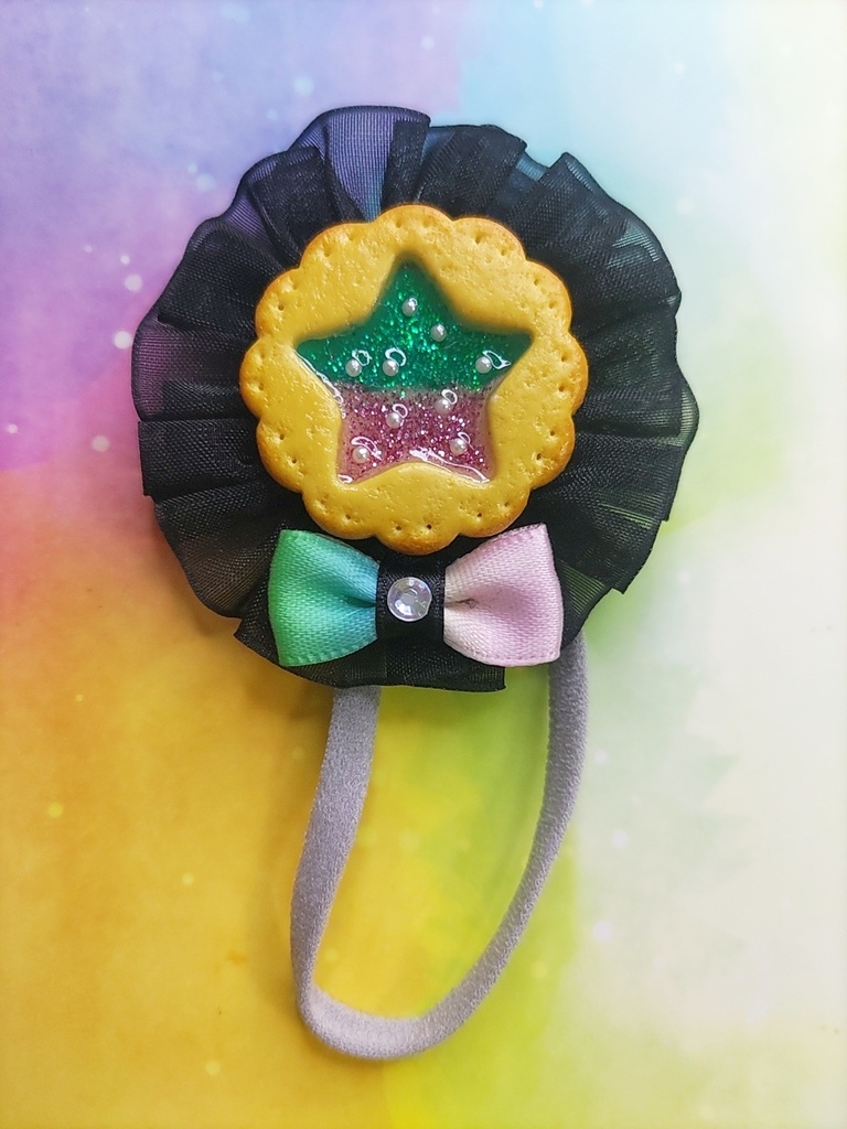 星クッキーヘッドドレス(ちぐマイ)