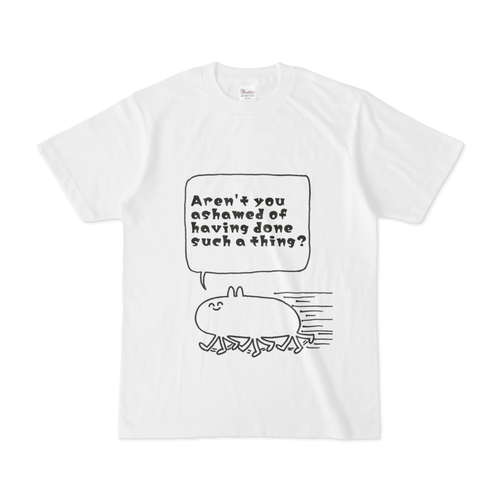 はしるうさぎのてぃーしゃつ