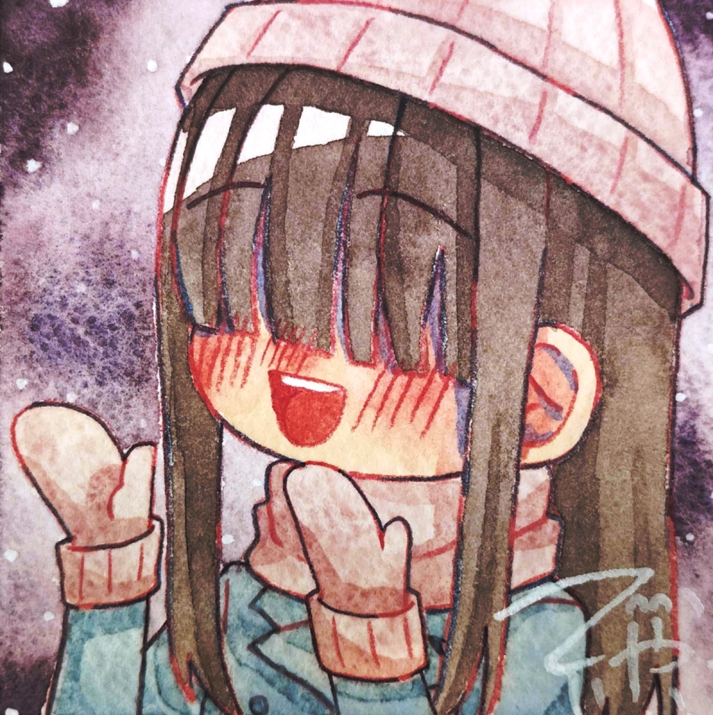 冬の気配(フレームレス原画)