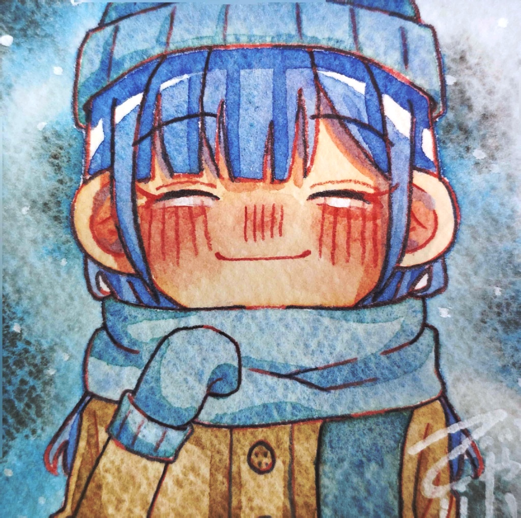 冬の気配(フレームレス原画)