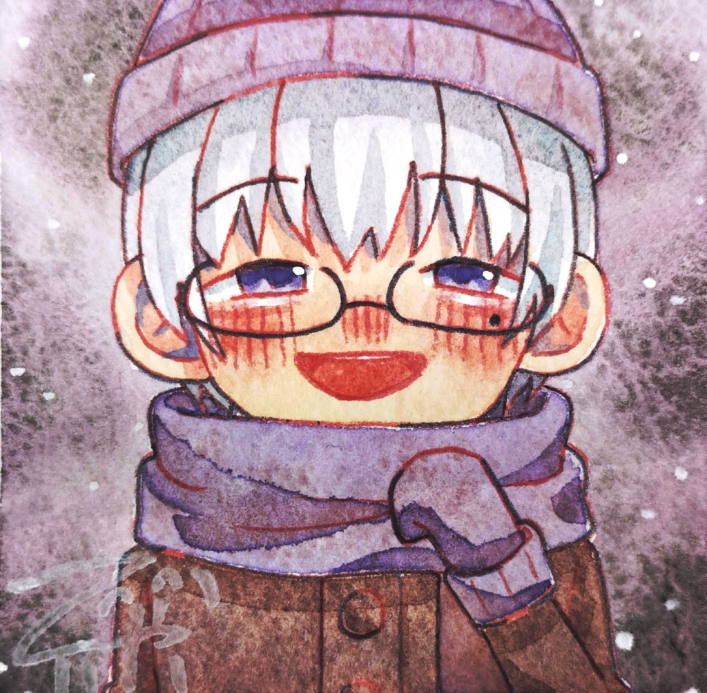 冬の気配(フレームレス原画)