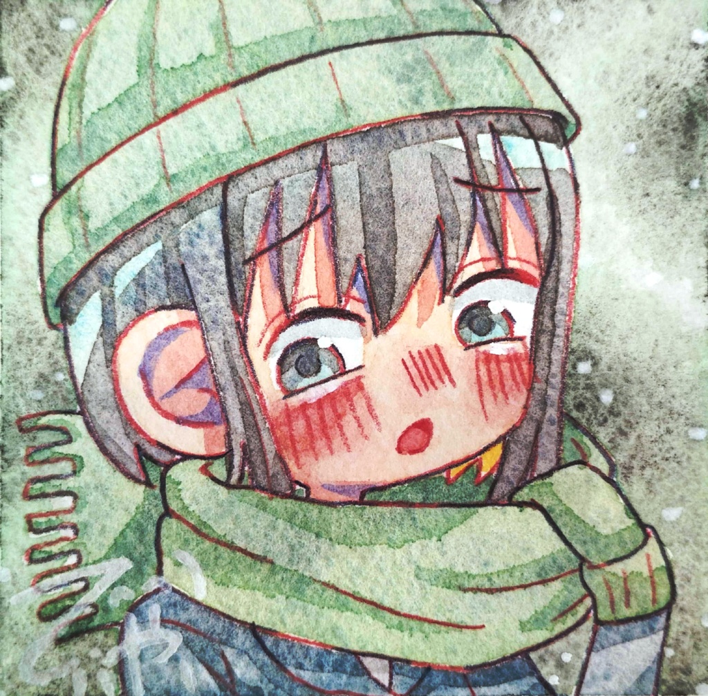 冬の気配(フレームレス原画)