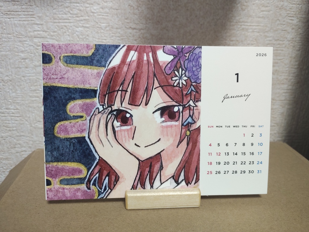 【在庫分販売】2026年卓上カレンダー
