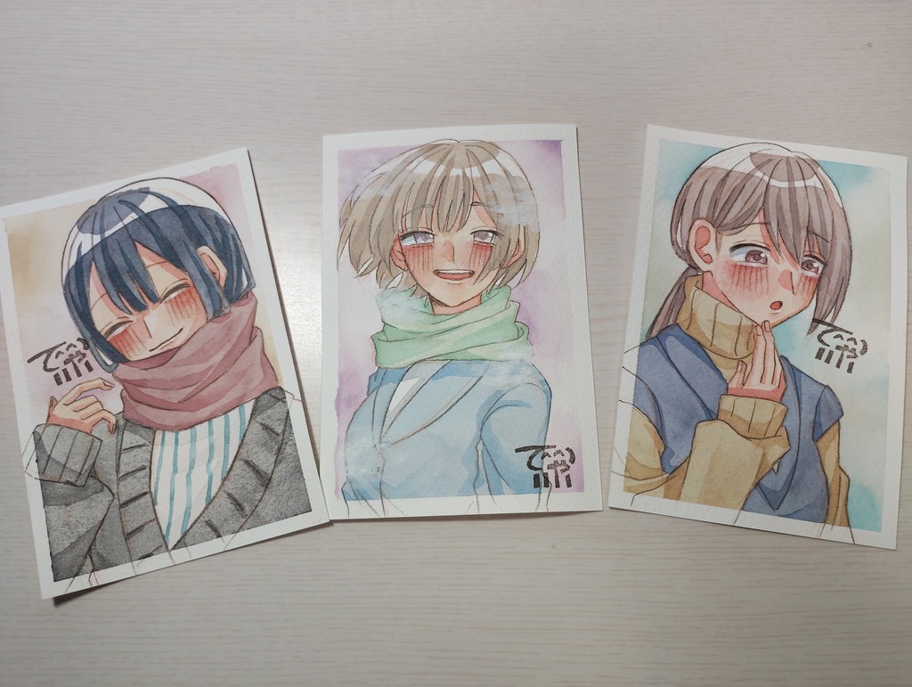 冬のフレームレス原画