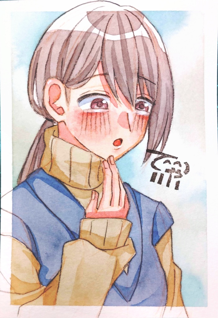 冬のフレームレス原画