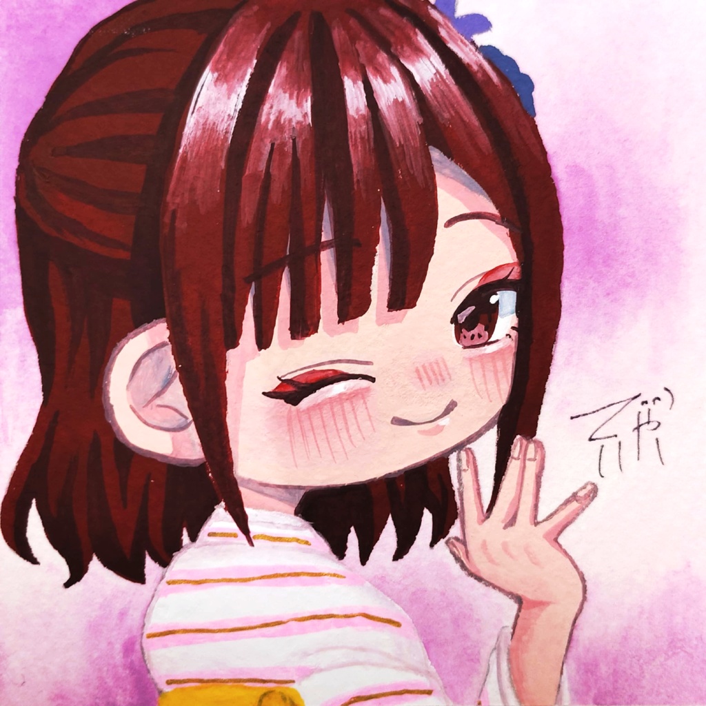 和風フレームレス原画