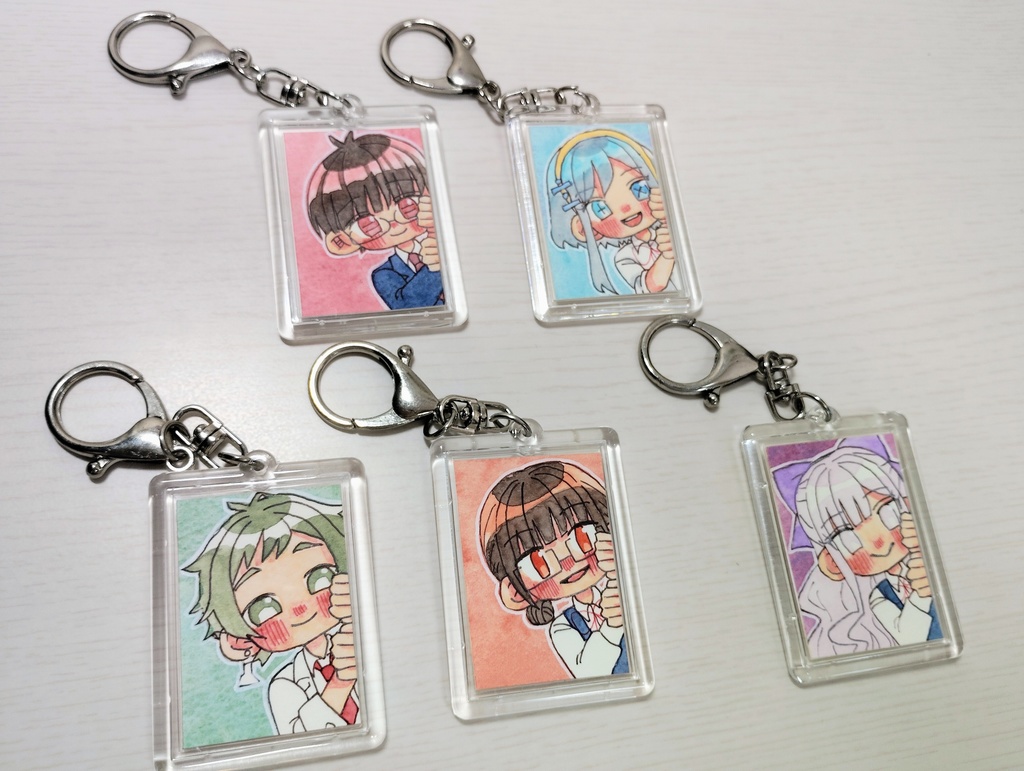 ひょっこり原画キーホルダー