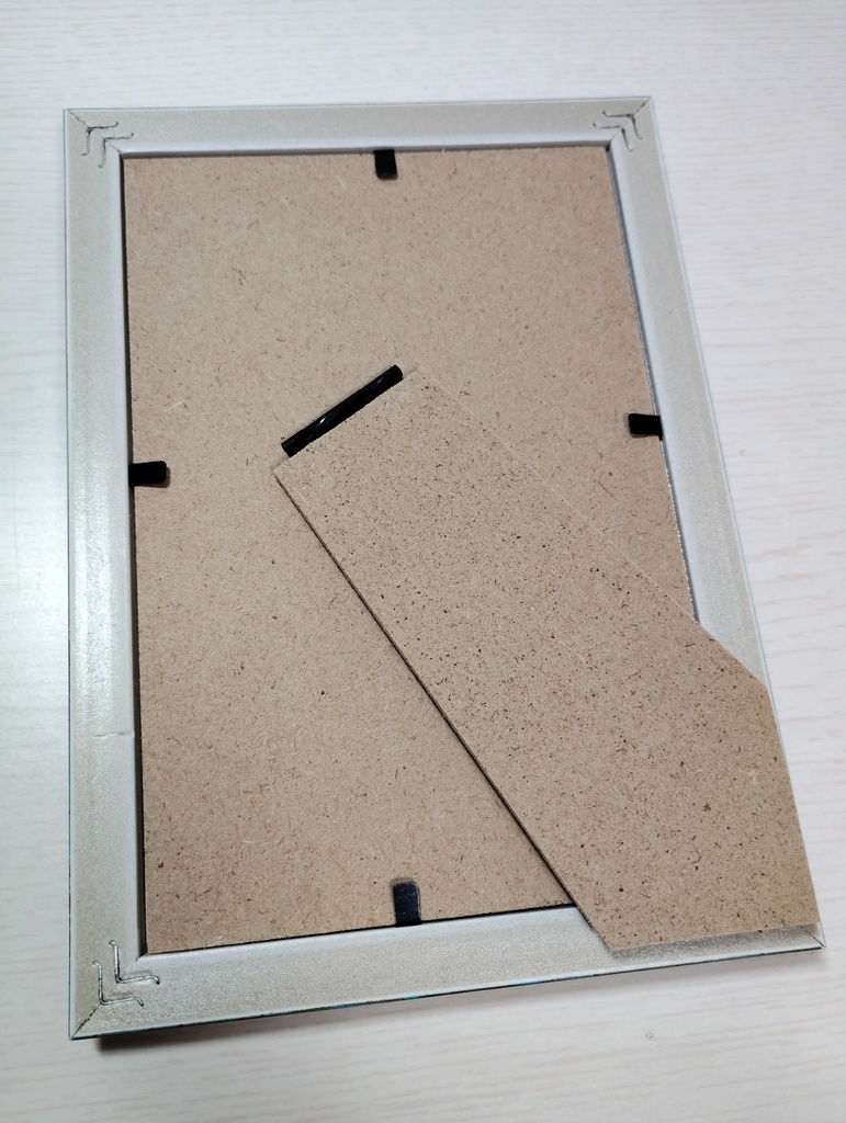 【額装原画】海と月