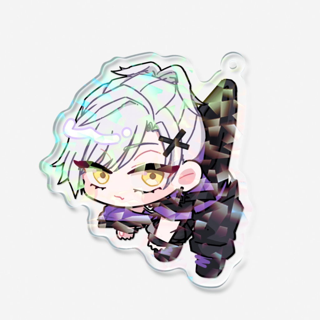 【一周年記念】白露るい 吊り下げキーホルダー (普)