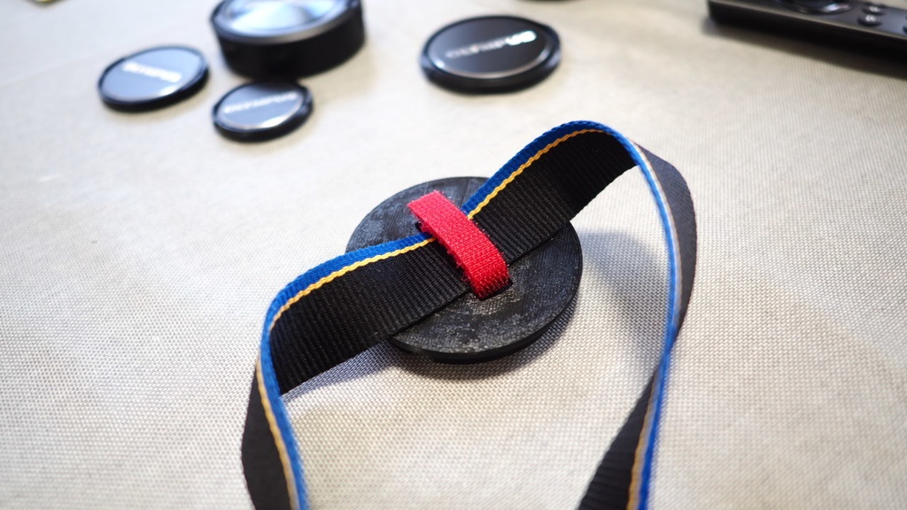 レンズキャップホルダー【3Dプリンター製作】(Olympus向け)